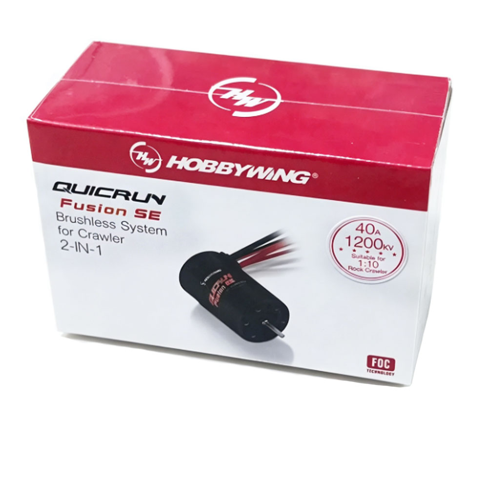 Rc Hobby Motor - Hobbywing QuicRun Fusion SE 2-in-1 40A