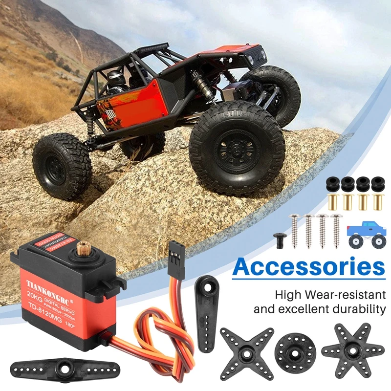 TD-8120MG Waterproof Metal Gea - Rc Hobby Shops review and price